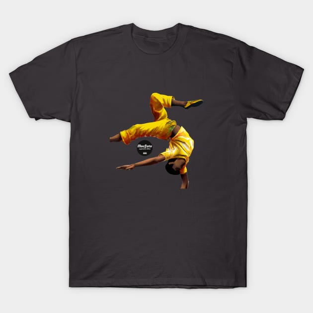 Capoeira dancer T-Shirt by Moccoto